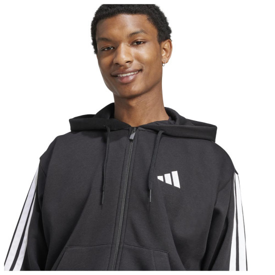 Adidas Ανδρική ζακέτα Essentials 3-S Fleece Full Zip Hoodie